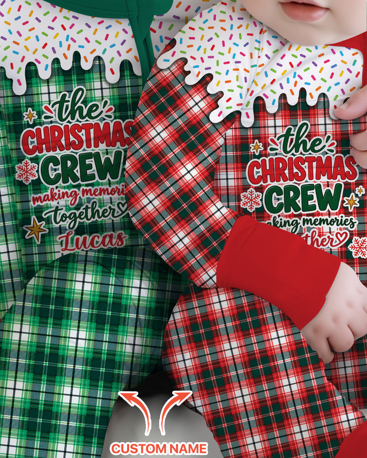 The Christmas Crew Custom Name Bamboo Convertible Zippy