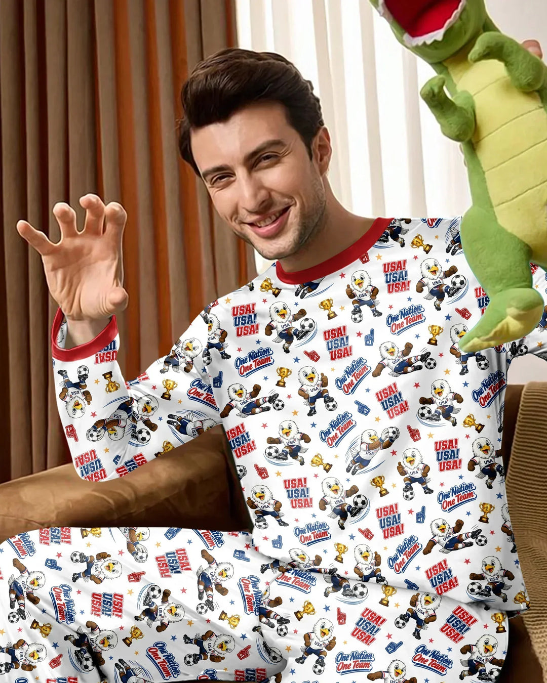 plantilla Conjunto de Pijama de Bambú para Hombre