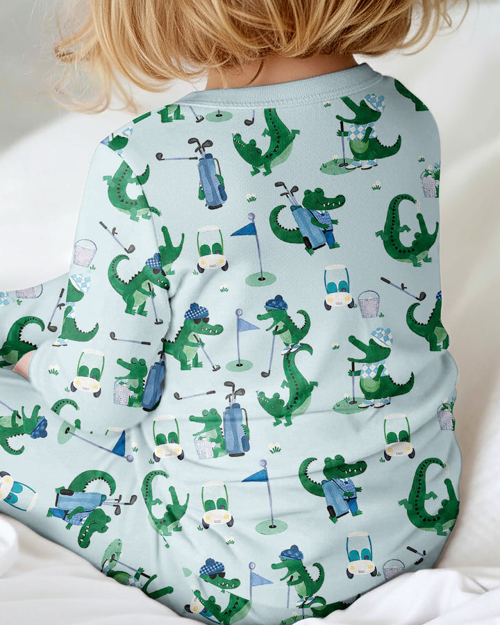 Golfing Gators Bamboo Convertible Zippy