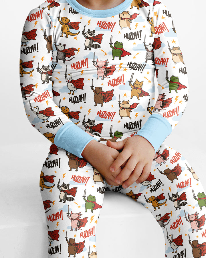 Huzzah! Huzzah! Bamboo Two Piece Long Sleeve Pajama Set