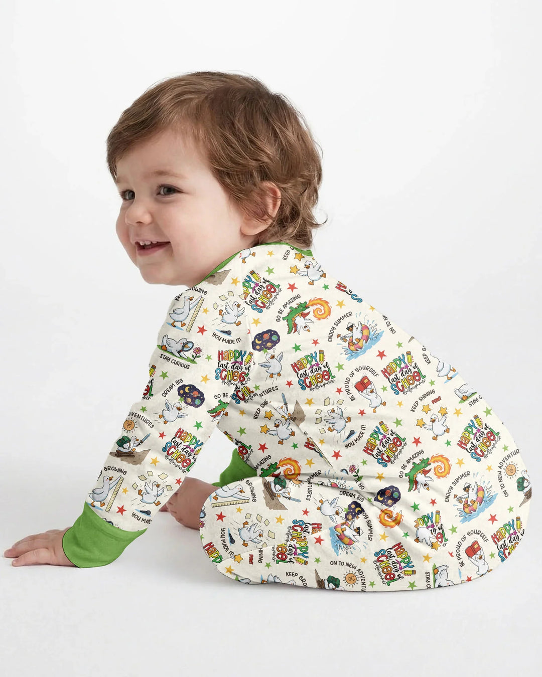 Gerippte Babykleidung mit individuellem Foto - Weich &amp; Skizzenhaft