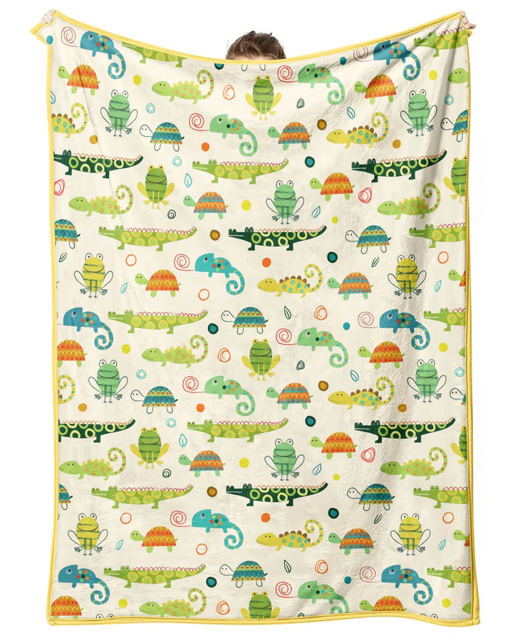 Swamp Buddies Bamboo Blanket
