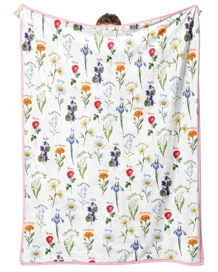 Marian Garden Bamboo Blanket