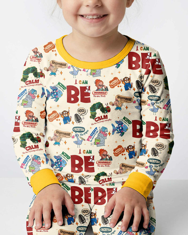 I Can Be Bamboo Two Piece Long Sleeve Pajama Set