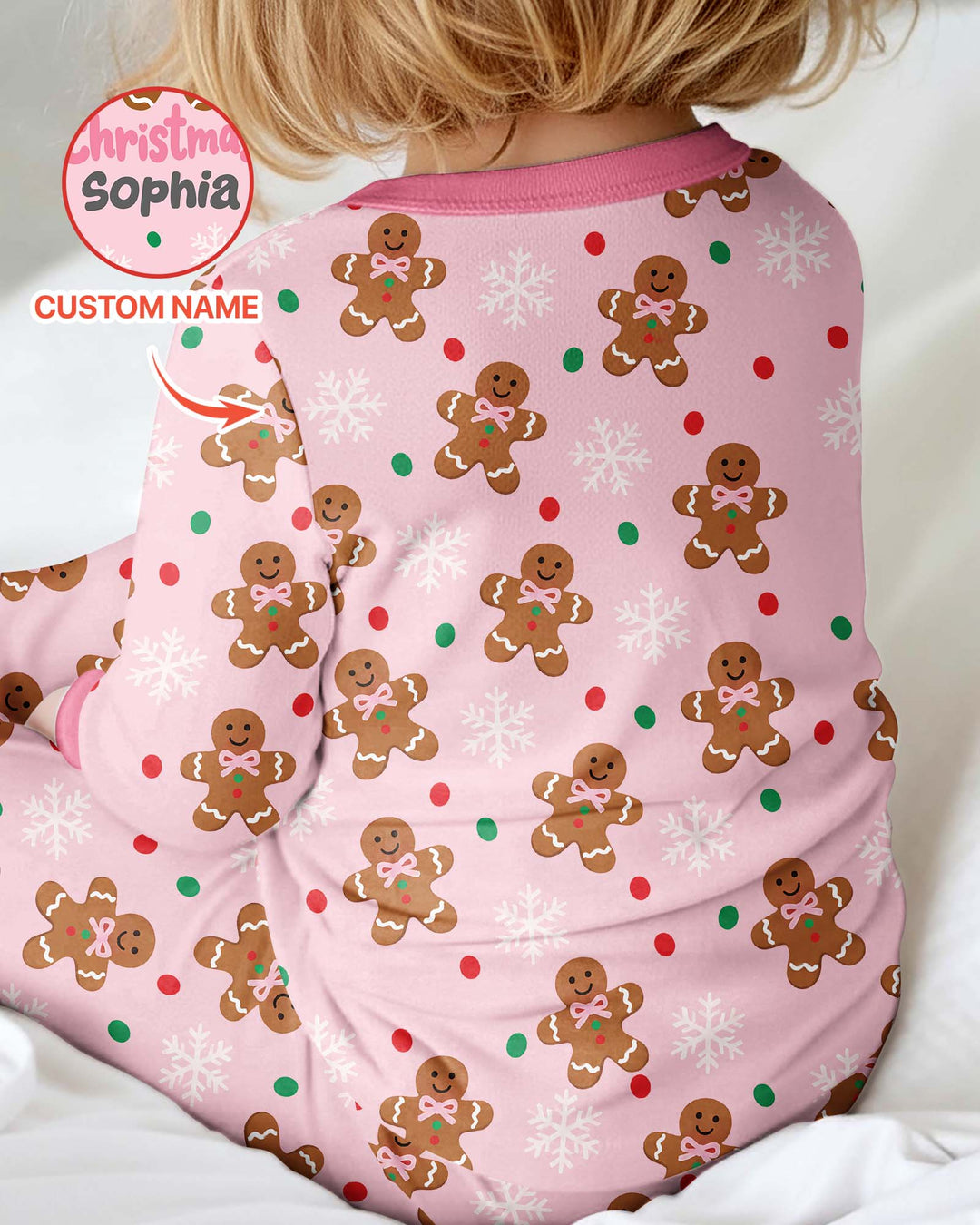 Custom Name My First Christmas  Bamboo Convertible Zippy