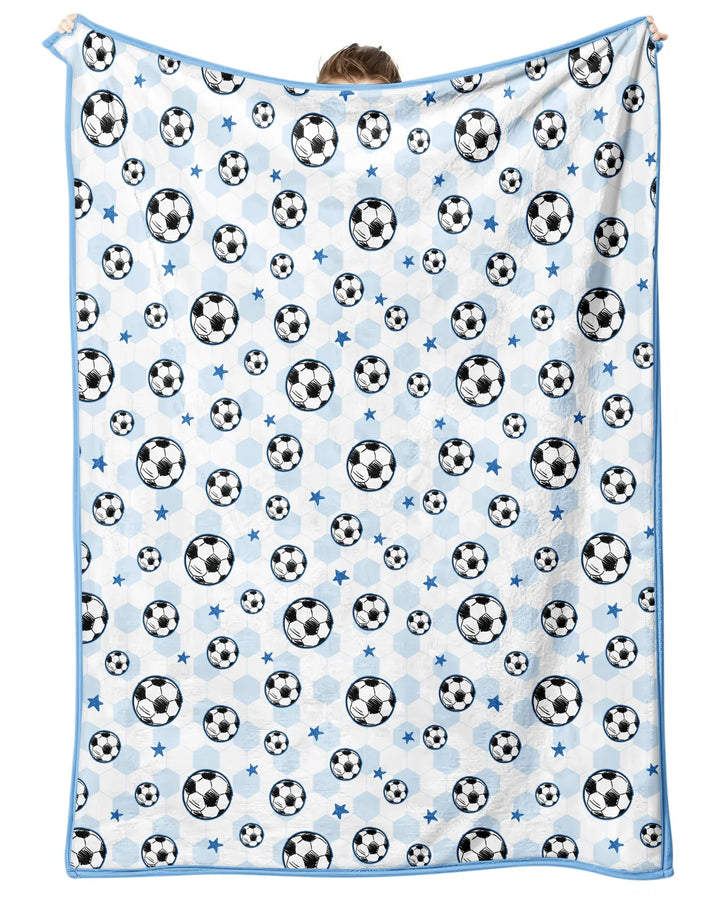 Goal Squad Family Matching Bamboo Blanket