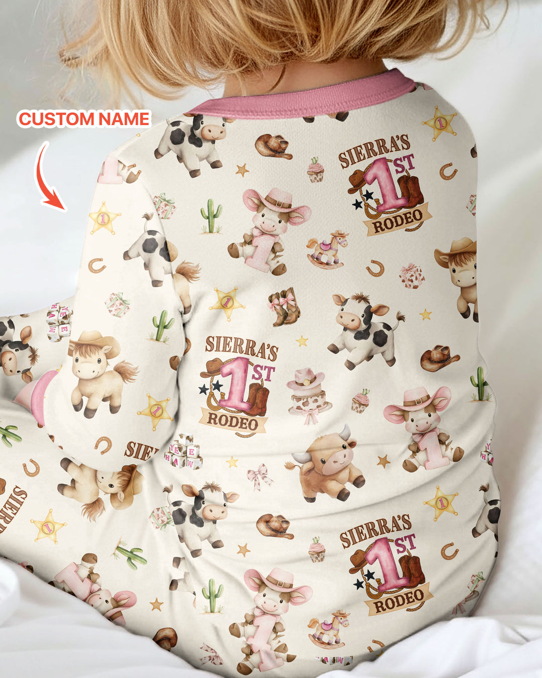 Custom Name First YeeHaw Birthday Bamboo Convertible Zippy