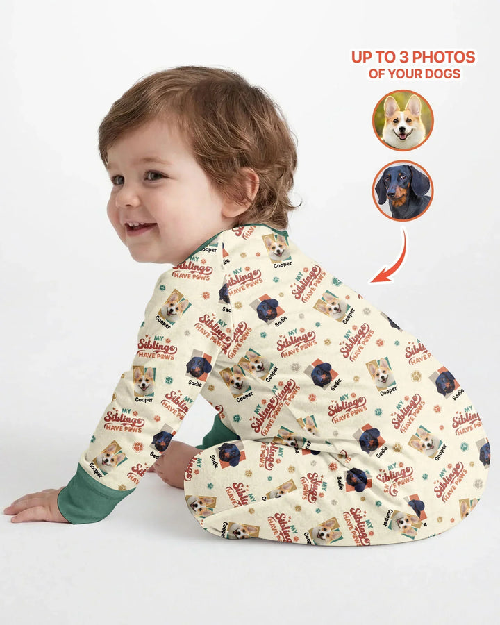 Custom Dog Photos "My Siblings Have Paws"  Bamboo Convertible Zippy