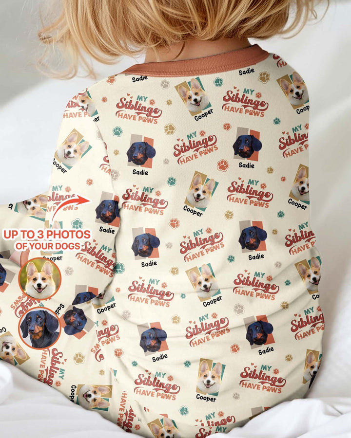 Custom Dog Photos "My Siblings Have Paws"  Bamboo Convertible Zippy