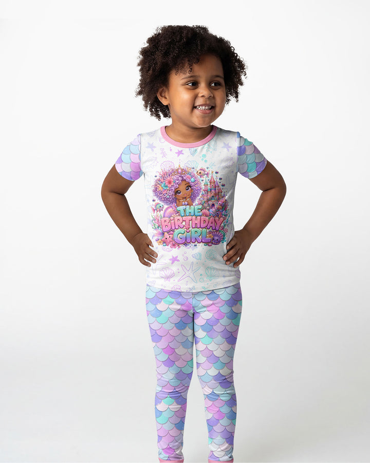 Zweiteiliges, kurzärmliges Pyjama-Set mit Marienkäfern