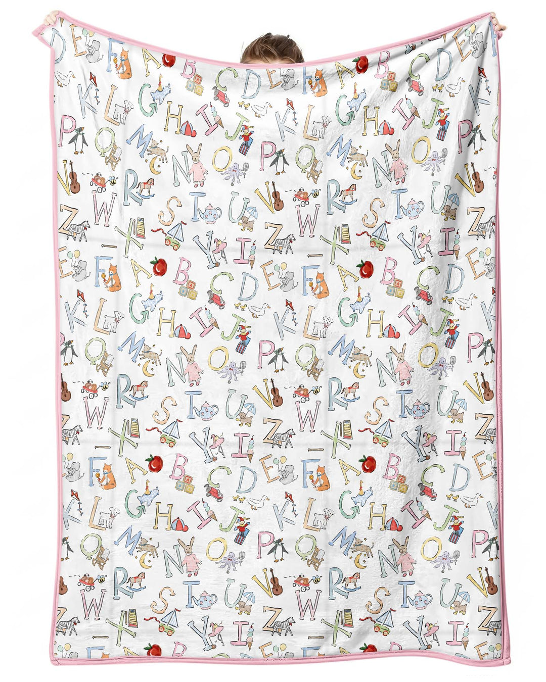 ABC Whimsy Bamboo Blanket