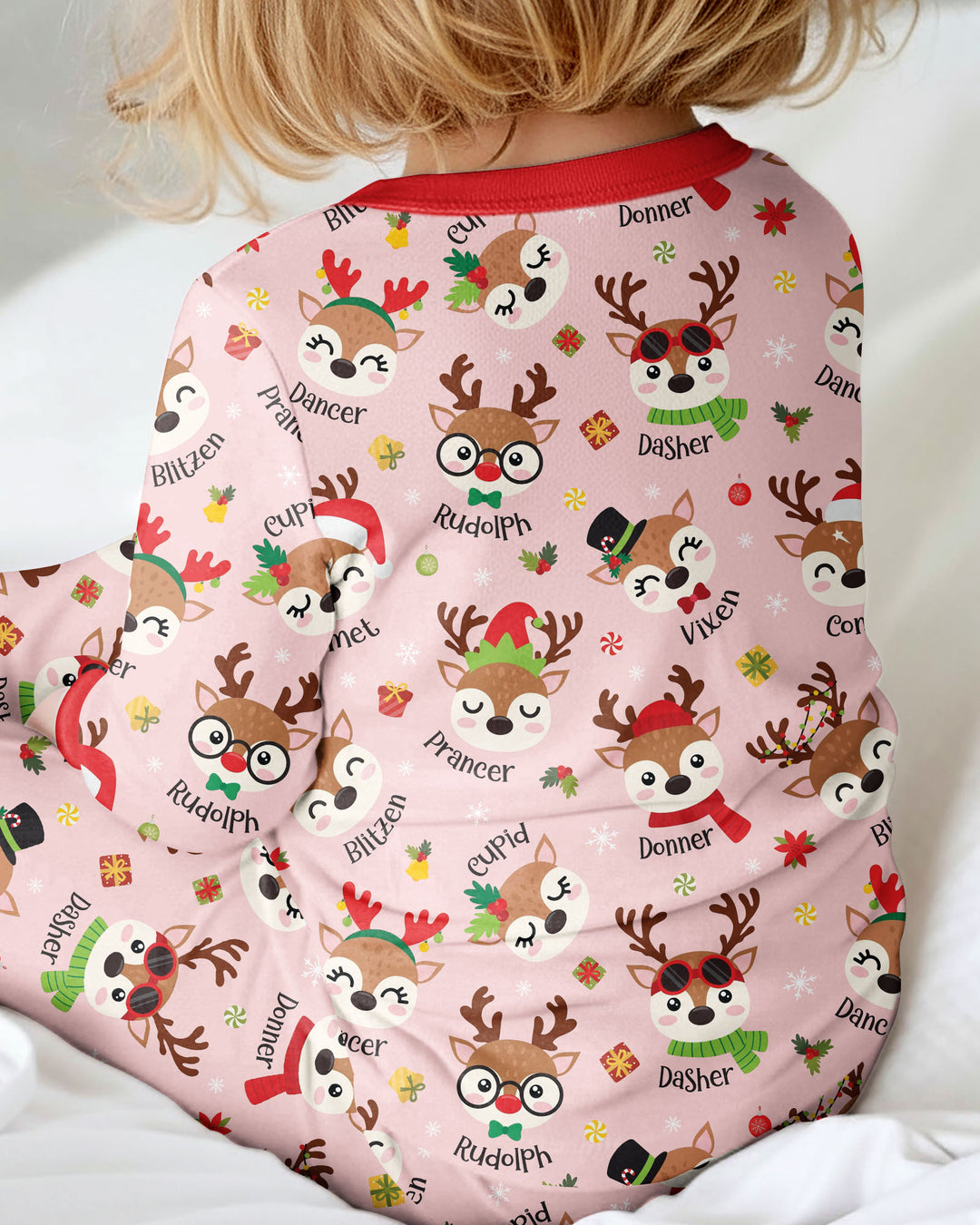 Christmas Reindeer Squad Bamboo Convertible Zippy