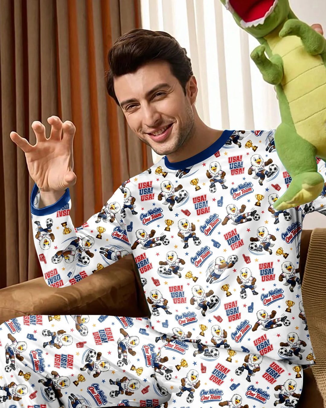 plantilla Conjunto de Pijama de Bambú para Hombre