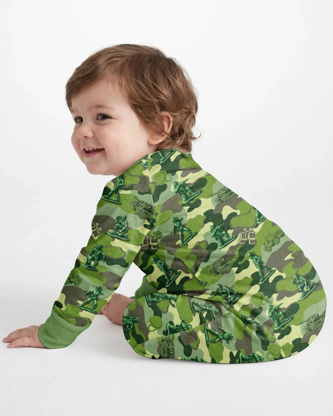 Green Army Men Bamboo Convertible Zippy