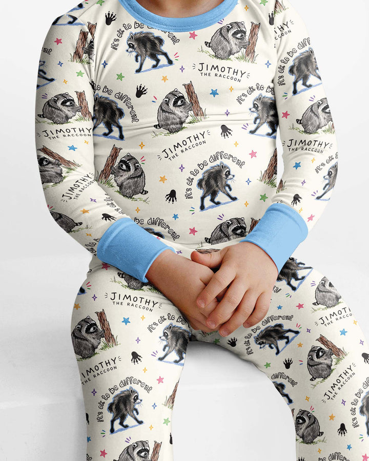 It's Okay to be Jimothy Bamboo Two Piece Long Sleeve Pajama Set