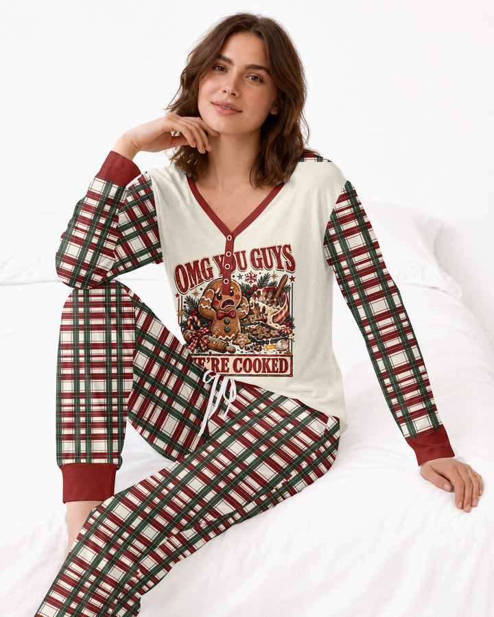 You Guys We're Cooked Bamboo Women Pajama Set