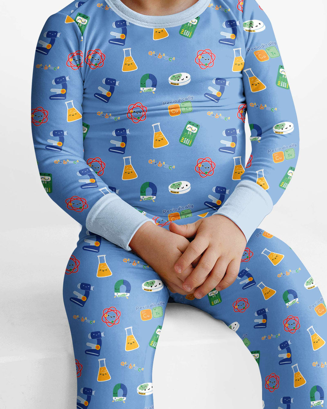 Pijama de dos piezas de bambú de manga larga Shabat Shalom