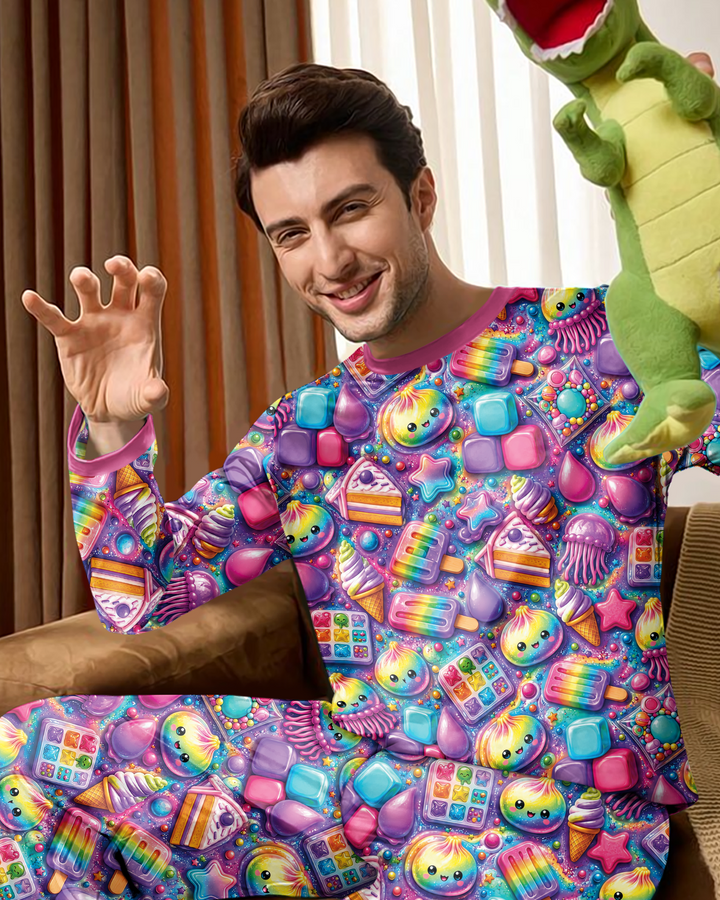 Squishy Party Bamboo Men's Pajama Set