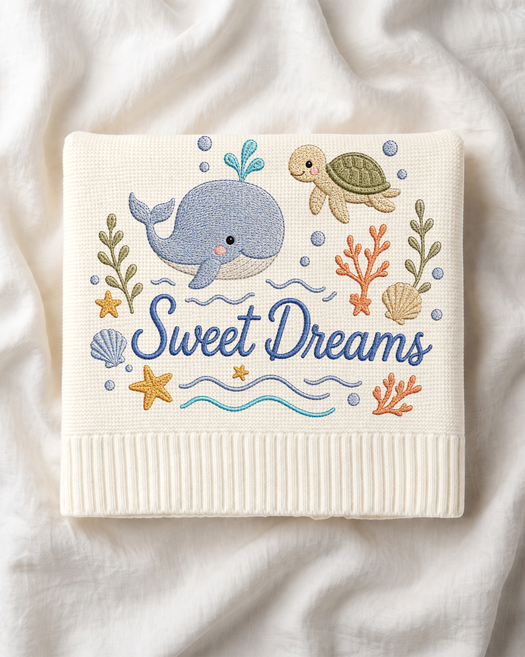 Sweet Dreams Baby Cotton Blanket