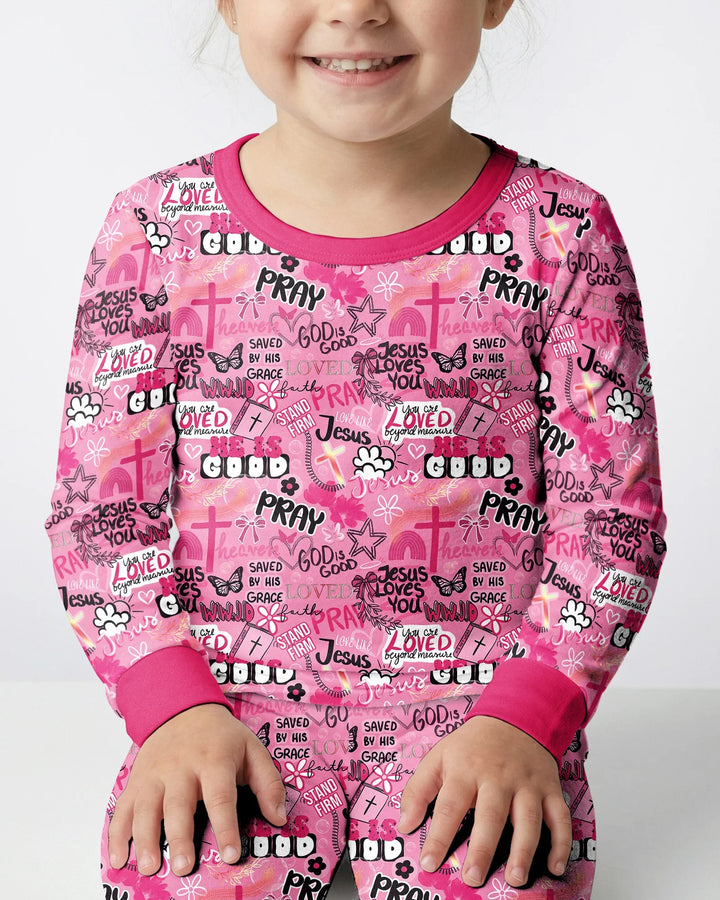 Conjunto de pijama de dos piezas de bambú con mangas largas, plantilla PERSONALIZADA