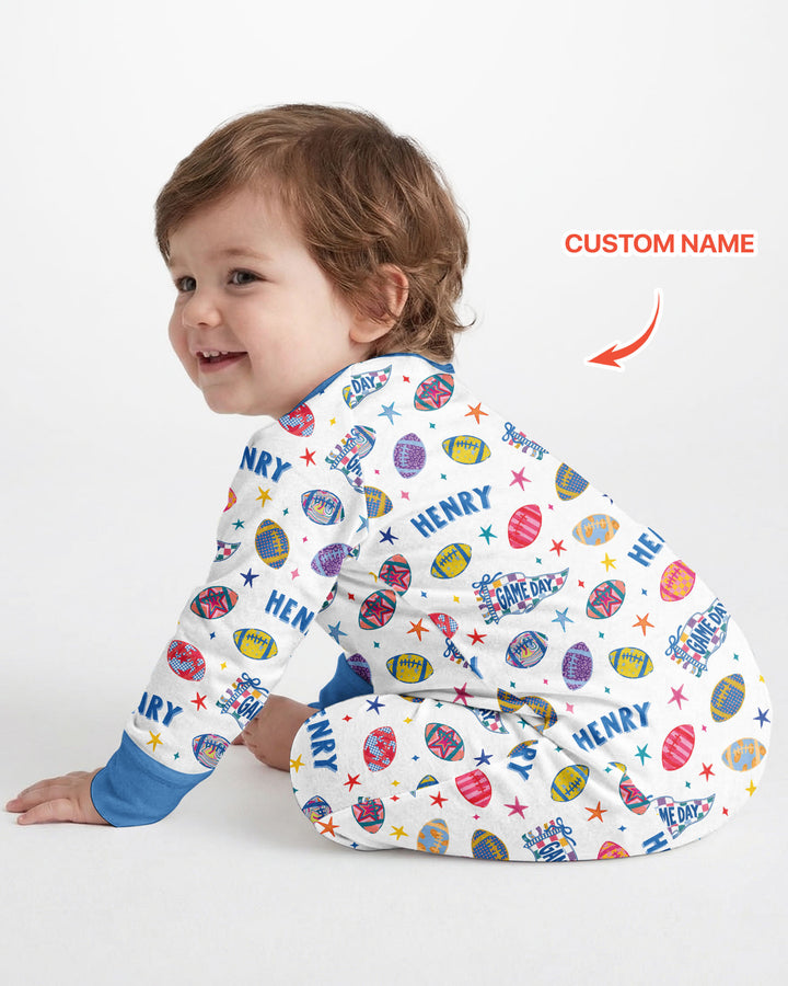 Custom Name Game day Bamboo Convertible Zippy