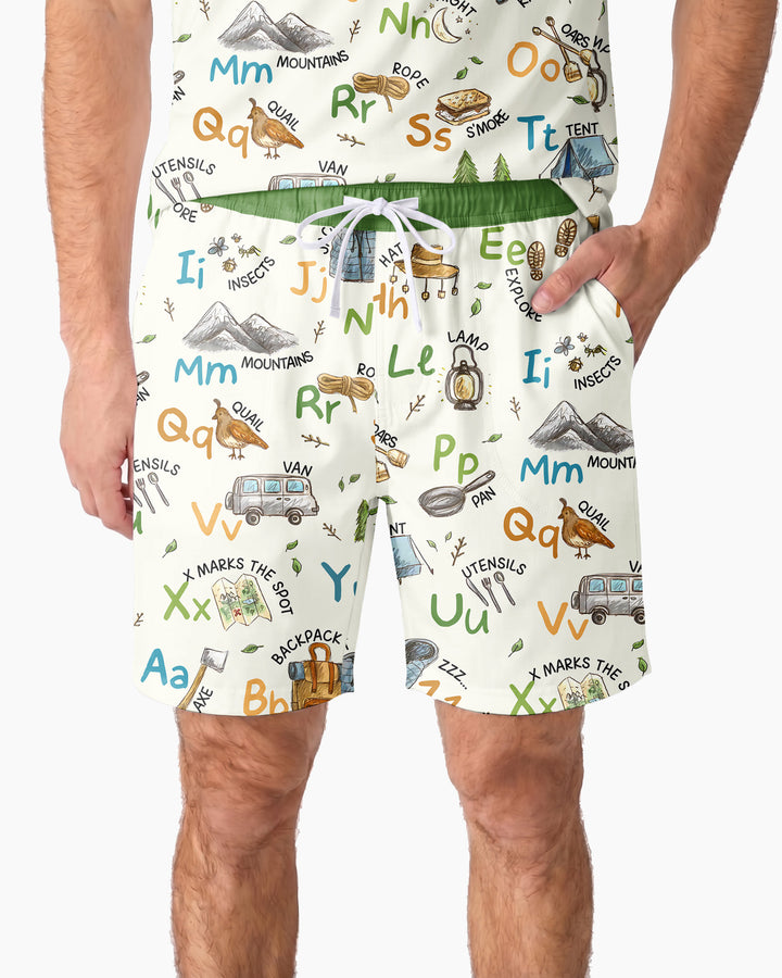 Conjunto de tractor de granja de bambú para hombres – Robusto y relajado