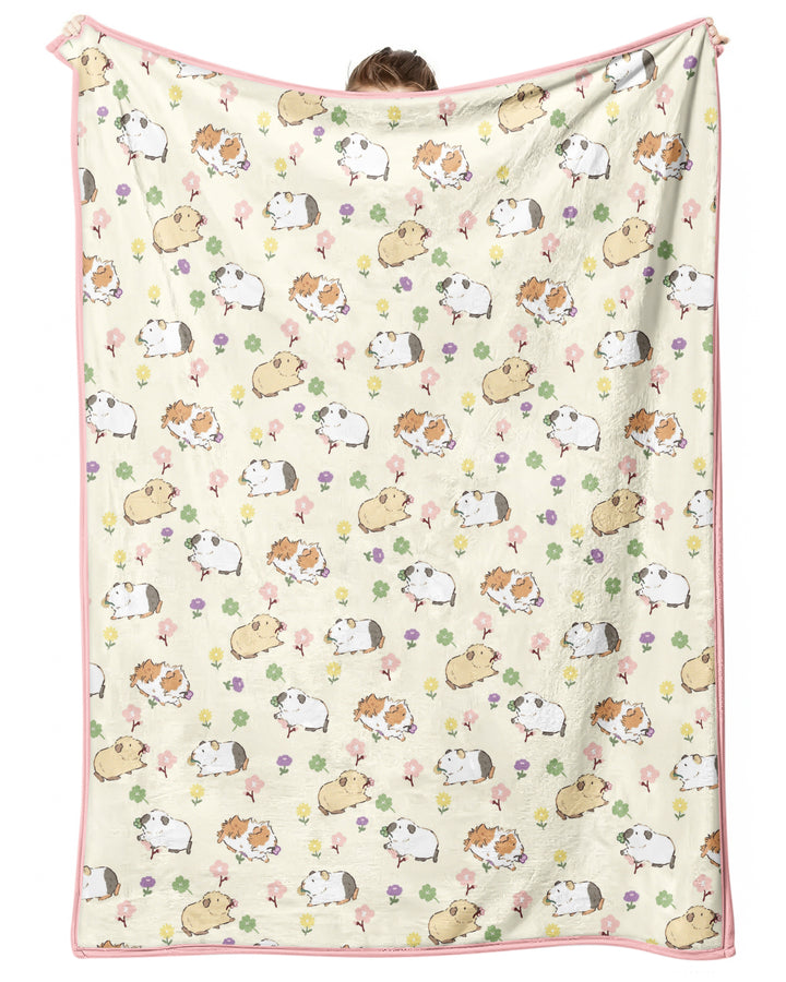Guinea Pig Garden Bamboo Blanket