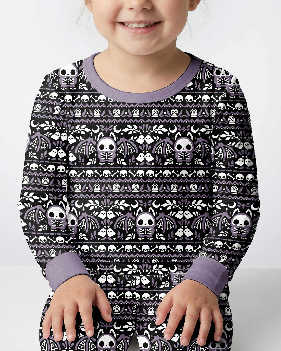 Batty Fair Isle Bamboo Two Piece Long Sleeve Pajama Set