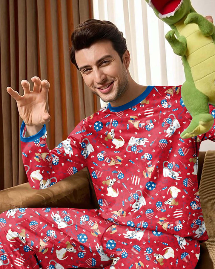 Vorlage Herren-Pyjama-Set