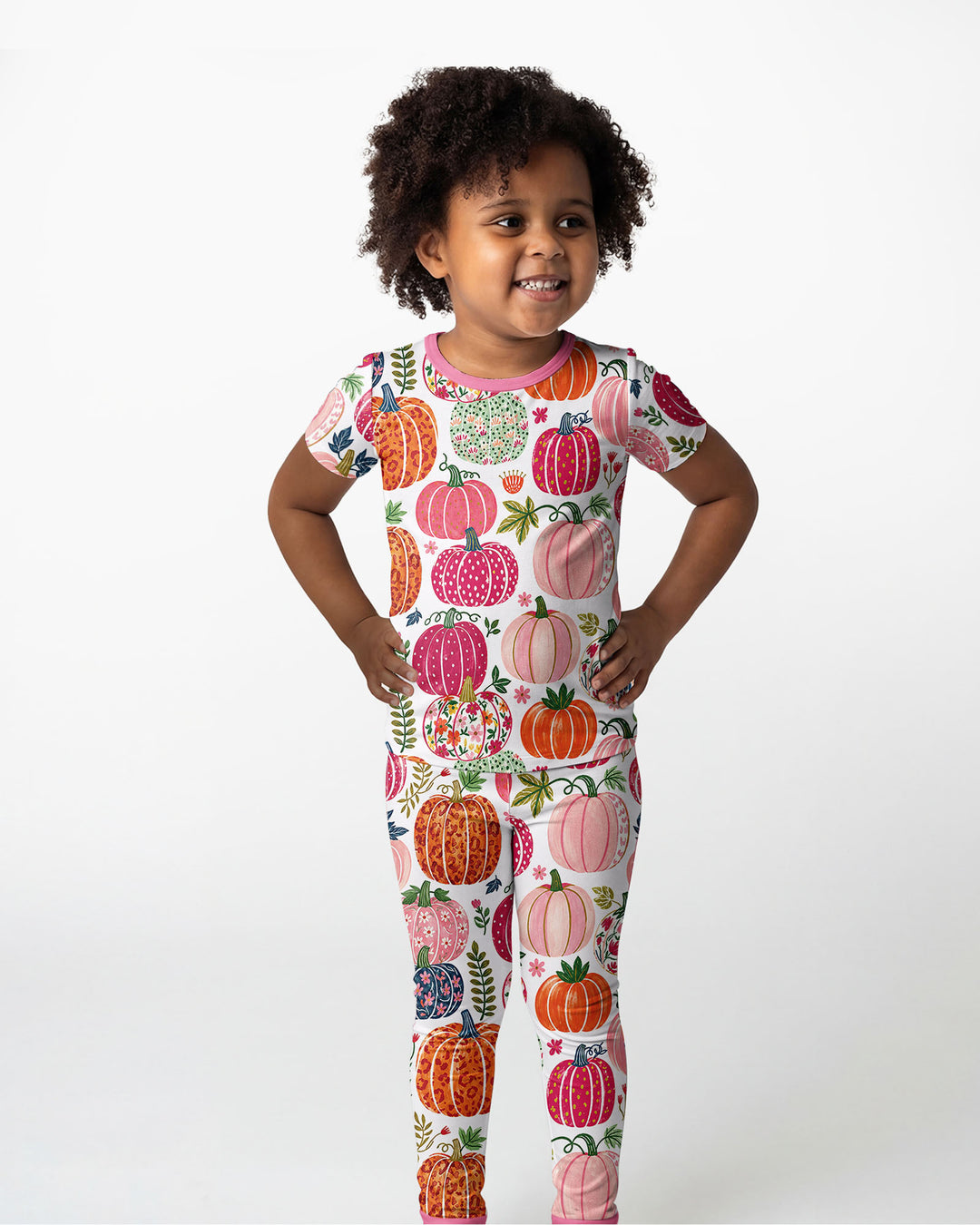 Conjunto de pijama de dos piezas de manga corta de bambú
