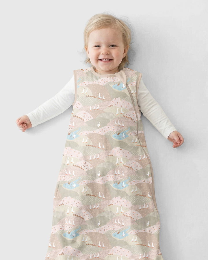Wandering Geese Family Matching Bamboo Sleep Bag