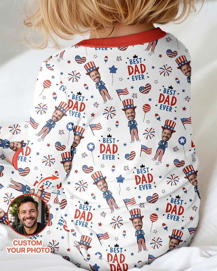 Custom Photo Best Patriotic Family Ever Bamboo Convertible Zippy