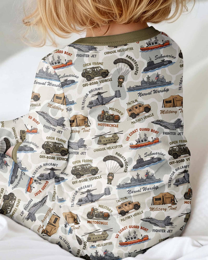 Little Hero Military Family Matching Bamboo Convertible Zippy
