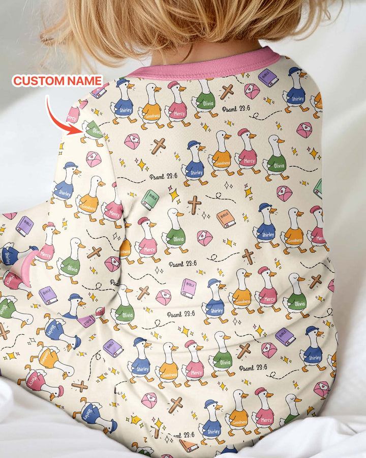 Psalm 23:6 Matching Family Bamboo Convertible Zippy