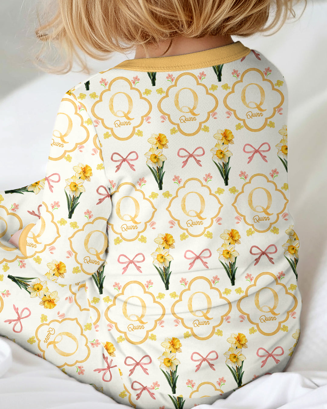 Personalized Birth Flower Mommy And Me Matching Bamboo Convertible Zippy