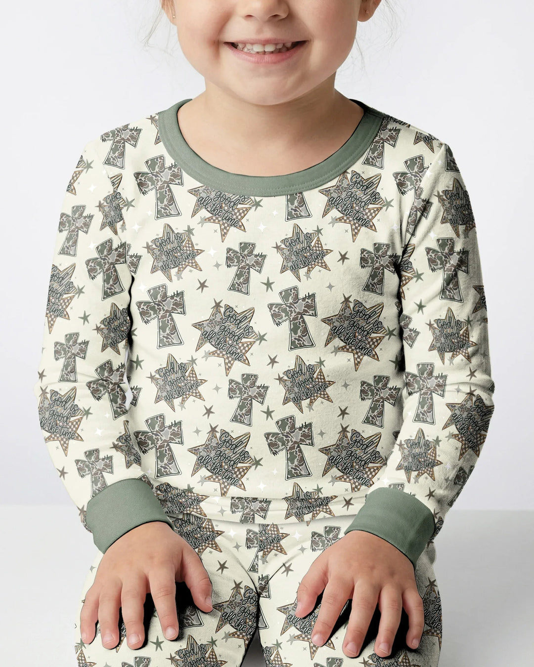 Conjunto de pijama de dos piezas de bambú con mangas largas, plantilla PERSONALIZADA