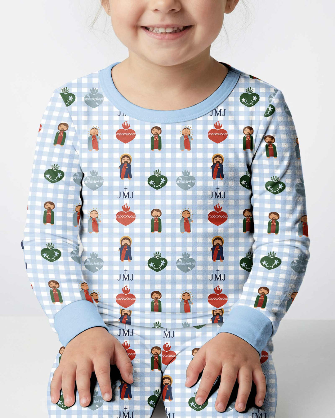 Holy Family Bamboo Two Piece Long Sleeve Pajama Set