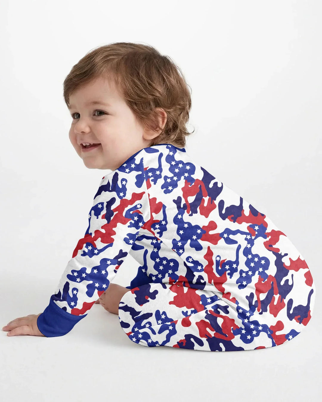Patriot Camo Daddy & Me Matching Bamboo Convertible Zippy