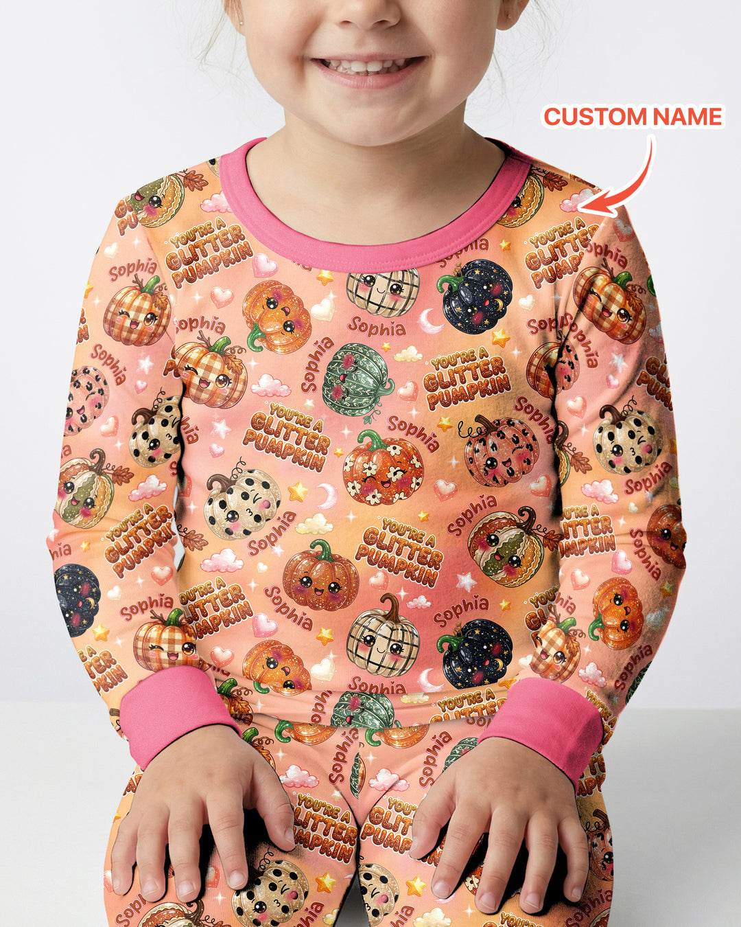 Conjunto de pijama de dos piezas de bambú con mangas largas, plantilla PERSONALIZADA