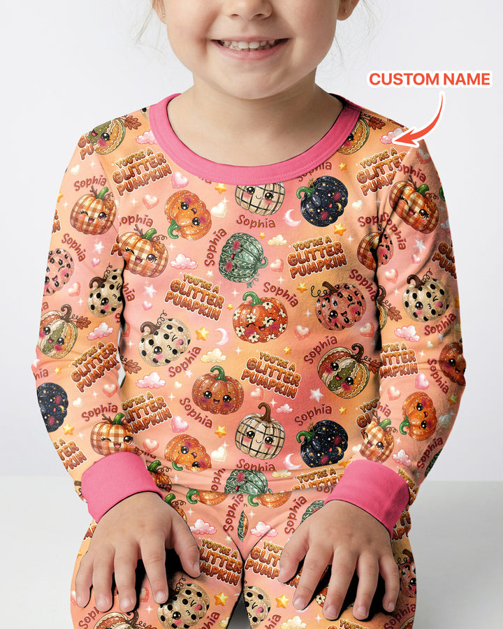 Conjunto de pijama de dos piezas de bambú con mangas largas, plantilla PERSONALIZADA