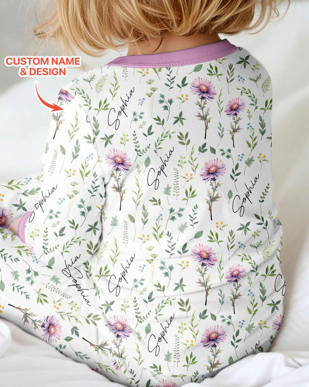 Birth Month Flower Bamboo Convertible Zippy