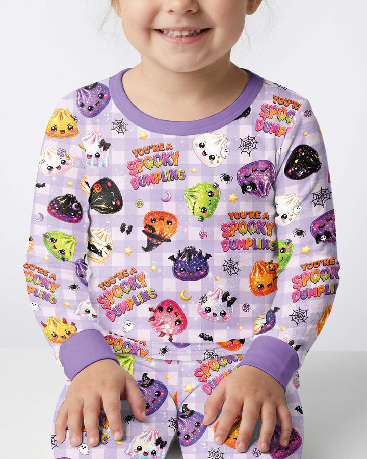 You're A Spooky Dumpling Bamboo Two Piece Long Sleeve Pajama Set
