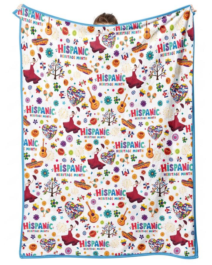 Fiesta Hispanic Heritage Month Bamboo Blanket