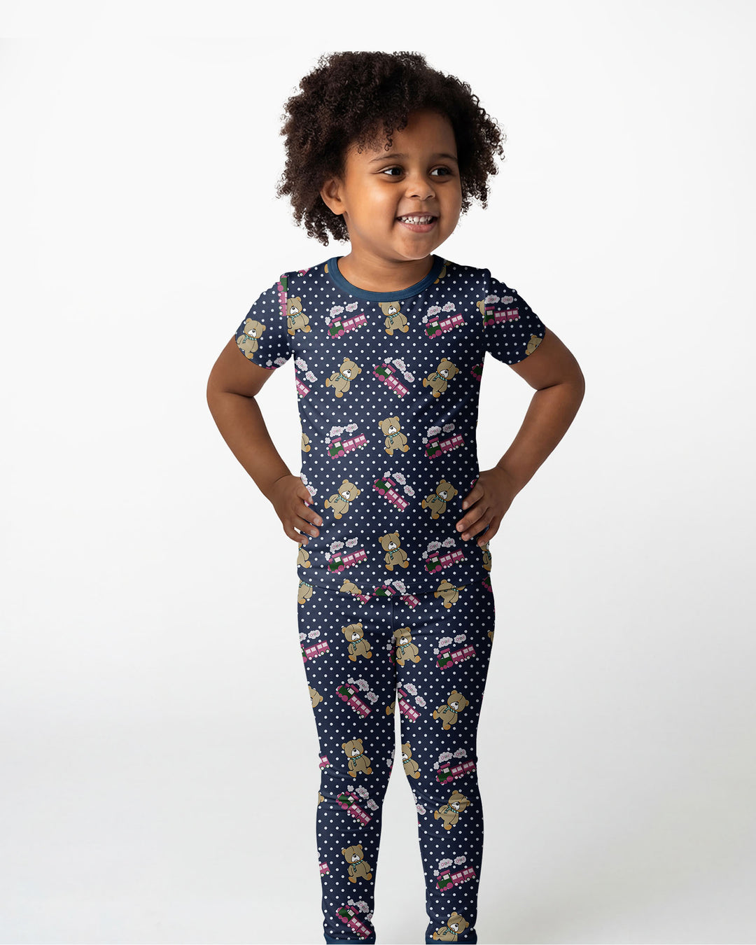 Huntrix Choo Choo Bamboo Two Piece Short Sleeve Pajama Set
