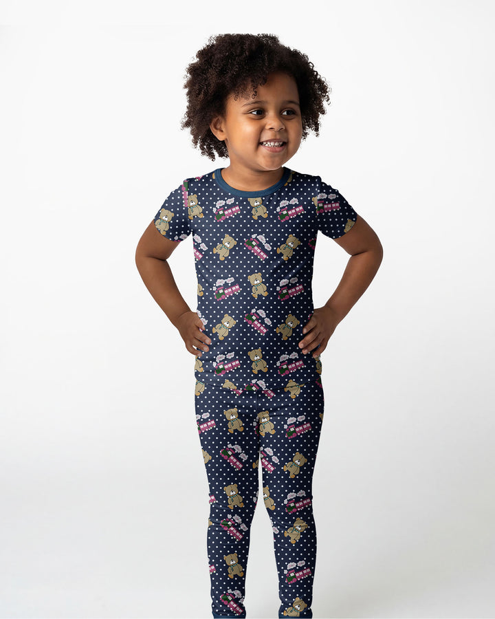 Huntrix Choo Choo Bamboo Two Piece Short Sleeve Pajama Set