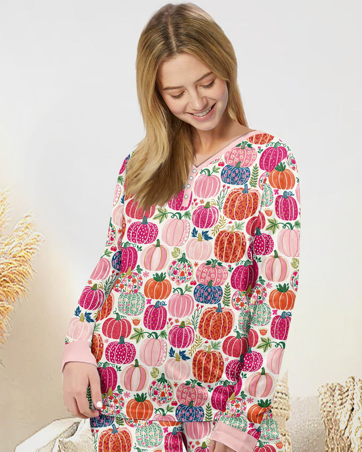 Pumpkin & Bloom Bamboo Women Pajama Set