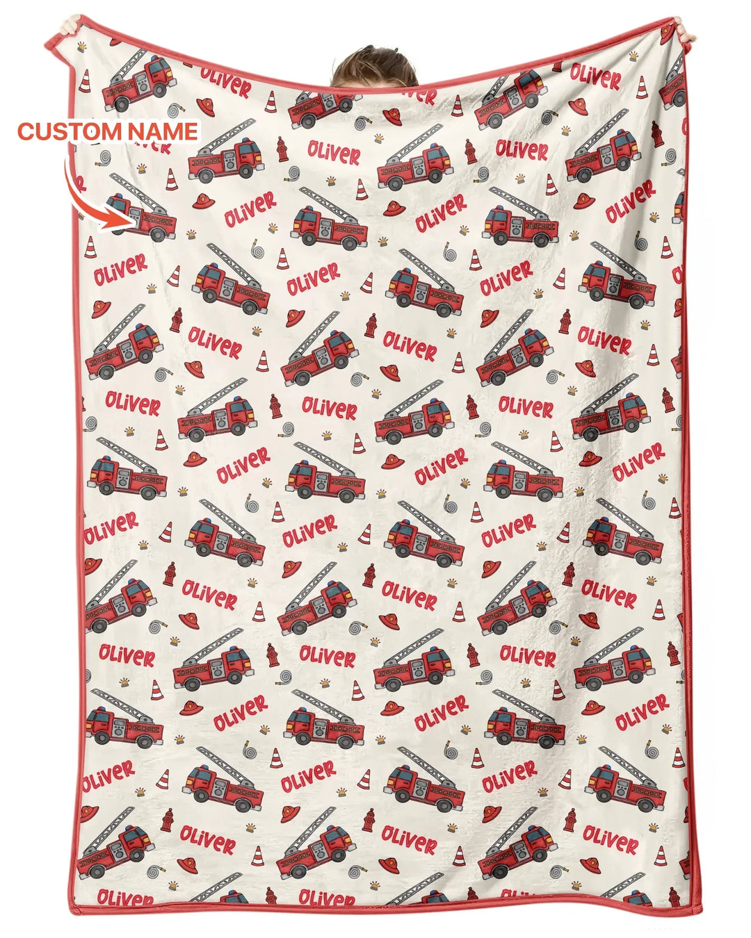 Custom Name Future Firefighters Bamboo Blanket