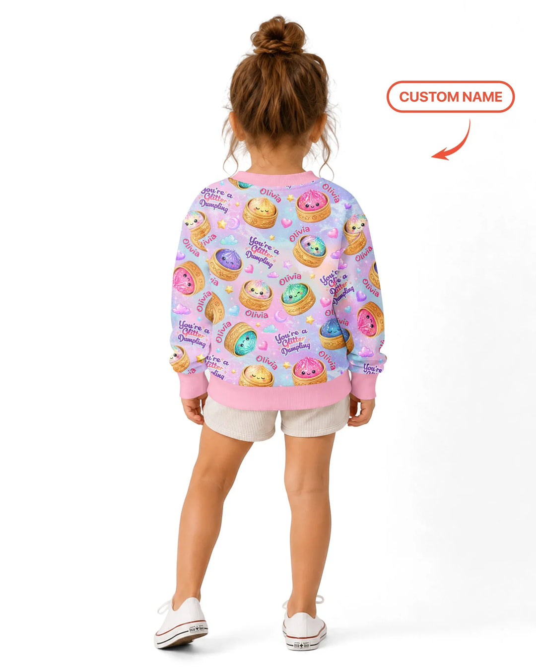 Maßgeschneiderter Bambus Rundhals-Sweatshirt
