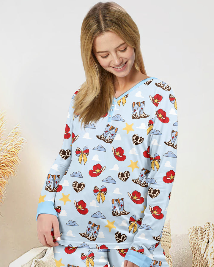Vorlage Bambus Damen Pyjama Set