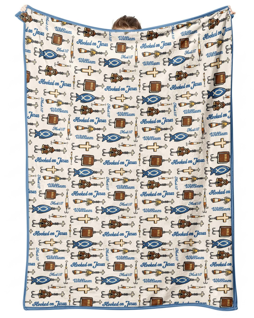 Hooked On Jesus Bamboo Blanket